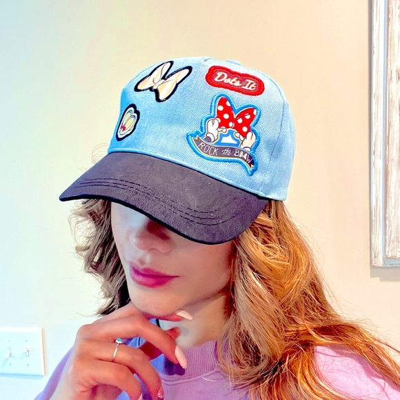 🔥NWT Disney Blue and Black Denim Cap🔥 - Picture 1 of 5